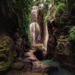 Purification ceremony: Taman Beji Griya waterfall
